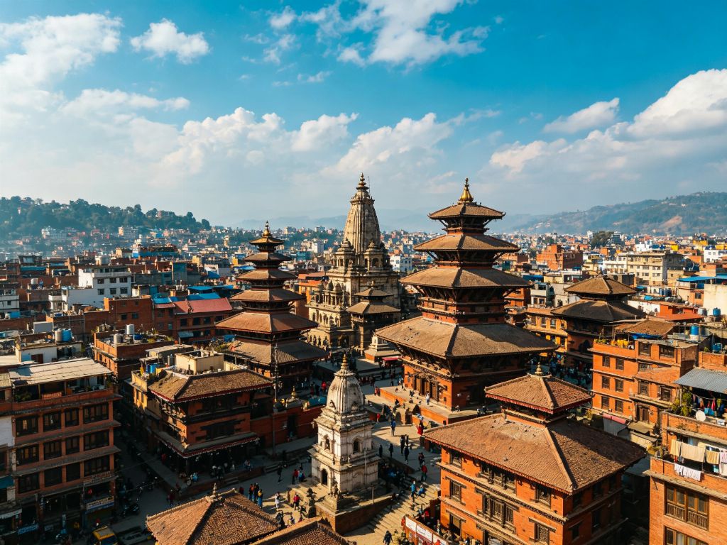 加德满都城市全景